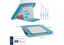 Laptopstandaard Leitz Ergo Cosy blauw