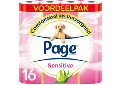 Toiletpapier Page Sensitive Aloë Vera 3-laags wit 140vel