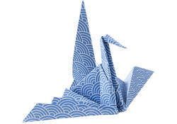 Vouwblaadjes Folia 80gr 15x15cm 50 vel 2-zijdig Japan 10 designs assorti kleuren