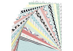 Papierblok Folia Geometrie 24x34cm 270gr 20 vel assorti