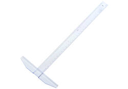 Tekenhaak Aristo GeoCollege 75cm transparant