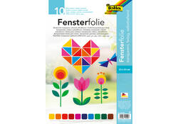 Raamfolie Folia 23x33cm 10 vel 10 kleuren