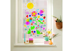 Raamfolie Folia 23x33cm 10 vel 10 kleuren