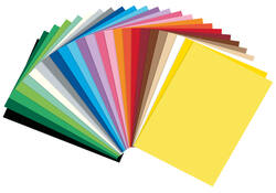 Knutselpapier Folia A4 100vel 25 kleuren