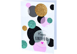 Glitterkarton Folia 50x70cm 300gr 5 vel ice assorti