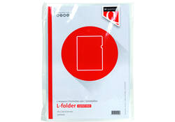 Insteekmap L-model Quantore A4 PP 0.14mm glad 25 stuks
