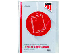 Showtas Quantore A4 23-gaats PP 0.12mm glad 25 stuks