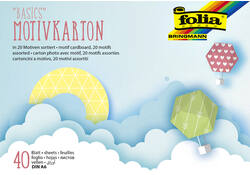 Fotokarton Folia 2-zijdig A6 40 vel 20 designs