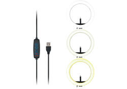 Ringlamp Kensington L1000 Bicolour met webcam mount