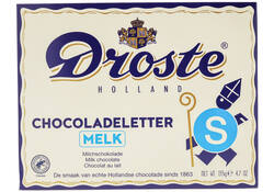 Chocoladeletter Droste melk "S" 135gr