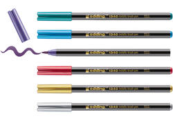 Brushpen edding 1340 metallic assorti set à 6 stuks