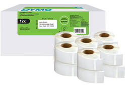 Etiket Dymo LabelWriter adressering 25x54mm 12 rollen á 500 stuks wit