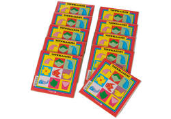 Vouwblaadjes vierkant 16x16cm 65gram assorti