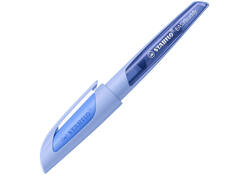 Vulpen STABILO Easybuddy rechtshandig medium babyblauw blister à 1 stuk