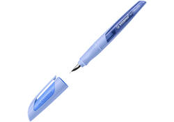 Vulpen STABILO Easybuddy rechtshandig medium babyblauw blister à 1 stuk