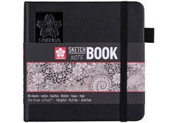 Schets-notitieboek Sakura 12x12cm 140gr 80vel wit