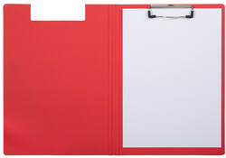 Klembordmap MAULbalance A4 versterkt karton rug 8mm rood