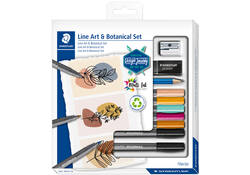 Brushletteringset Staedtler Design Journey art & botanical 10-delige set