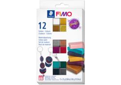 Klei Fimo effect colour pak à 12 sparkelende kleuren