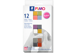 Klei Fimo soft colour pak à 12 mode kleuren