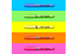 Markeerstift Bic grip Highlight your life assorti blik à 15 stuks