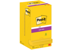 Memoblok Post-it 654 Super Sticky 76x76mm ultrageel