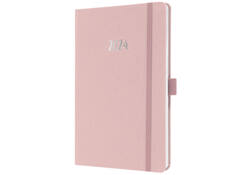 Agenda 2024 Sigel Jolie Feel A5 7dagen/2pagina's soft roze