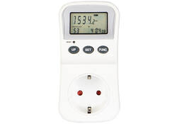 Energiekostenmeter Hama digitaal voor in stopcontact met lcd display,