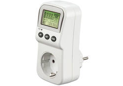 Energiekostenmeter Hama digitaal voor in stopcontact met lcd display,