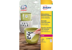 Etiket Avery L4773REV-20 63.5x33.9mm wit 480stuks