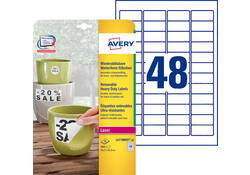 Etiket Avery L4778REV 45.7x21.2mm wit 960stuks