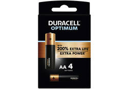 Batterij Duracell Optimum Clipstrip AA 16 blisters a 4 stuks