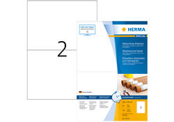 Etiket HERMA 10774 210x148mm weerbestendig wit 160stuks