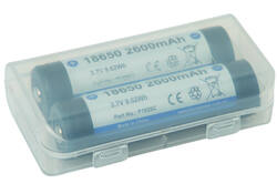 Accu 18650-26H, PCB beschermd, 2600mAh, 3,7V