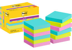 Memoblok Post-it 622 Super Sticky 47,6x47,6mm Cosmic