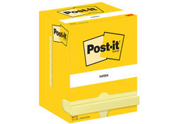 Memoblok Post-it 657 76x102mm geel