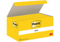 Memoblok Post-it 653 38x51mm geel