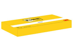 Memoblok Post-it 653 38x51mm geel
