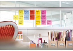 Memoblok Post-it 654 Super Sticky 76x76mm 90 vel rainbow