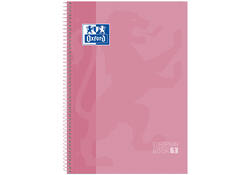 Notitieboek Oxford Classic Europeanbook A4+ 4-gaats lijn 80vel roze