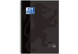 Notitieboek Oxford Classic Europeanbook A4+ 4-gaats lijn 80vel zwart