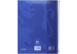 Notitieboek Oxford Classic Europeanbook A4+ 4-gaats lijn 80vel donkerblauw