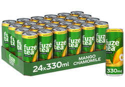 Frisdrank Fuze Tea Green Tea mango chamomile blik 330ml