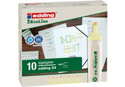 Markeerstift edding 24 Ecoline pastel geel