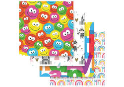Inpakpapier Special Wrap 200mx70cm kids assorti