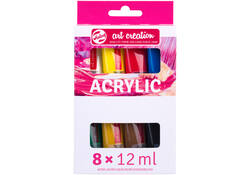 Acrylverf Talens Art Creation 12ml set à 8 kleuren