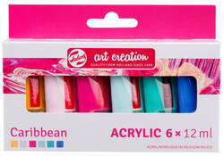 Acrylverf Talens Art Creation Caribbean 12ml set à 6 kleuren