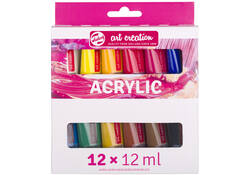 Acrylverf Talens Art Creation 12ml set à 12 kleuren
