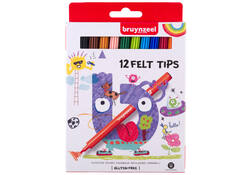 Viltstiften Bruynzeel set à 12 kleuren