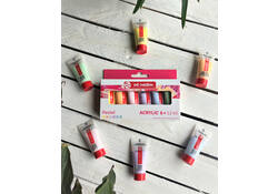 Acrylverf Talens Art Creation Pastel 12ml set à 6 kleuren